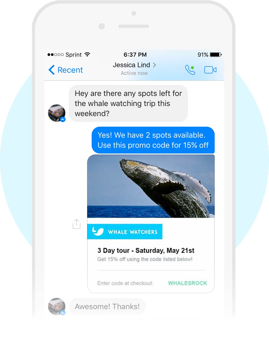 FB Messenger iPhone 6